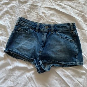 Topshop Moto Denim Shorts